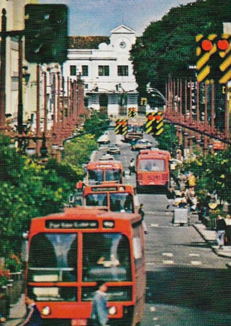 Rua Barão do Rio Branco - Década de 1980
