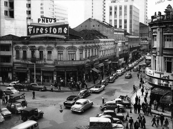 Rua Ébano Pereira - Década de 1960