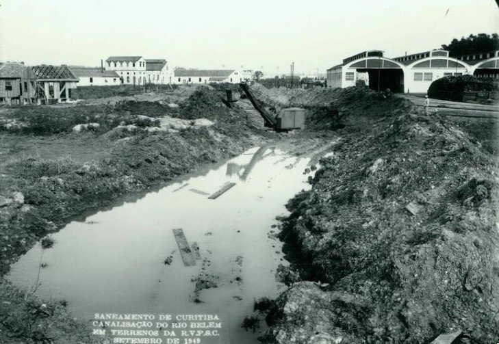 Canalização do Rio Belém - 1949