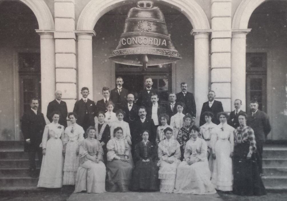 Grupo de canto coral do Clube Concórdia – Década de 1890 