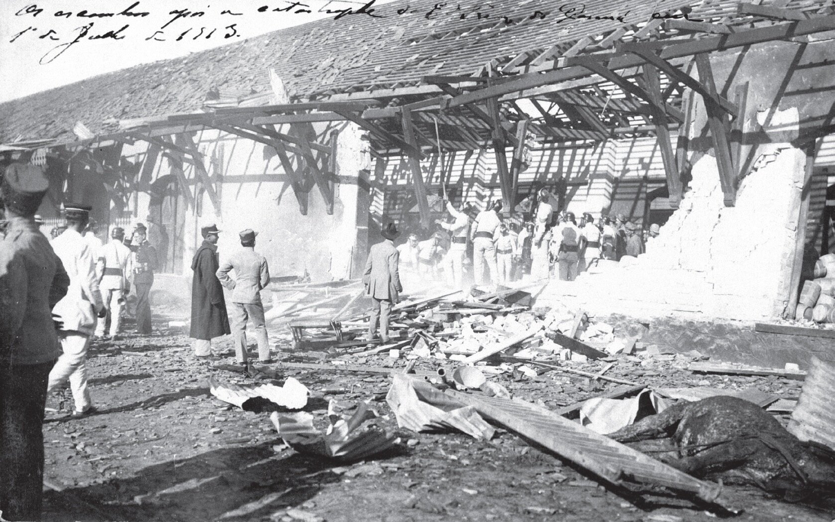Explosão na Estação Ferroviária - 1913