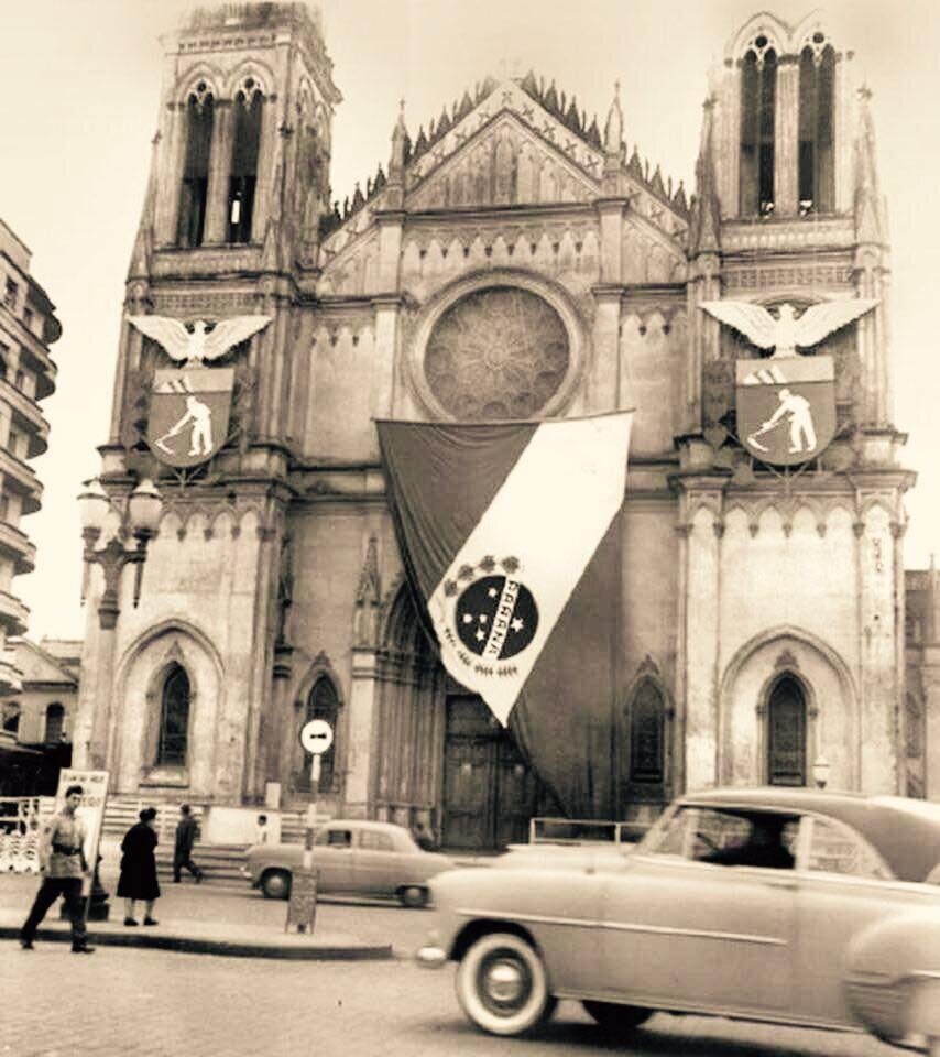 Catedral Basílica de Curitiba - Década de 1950