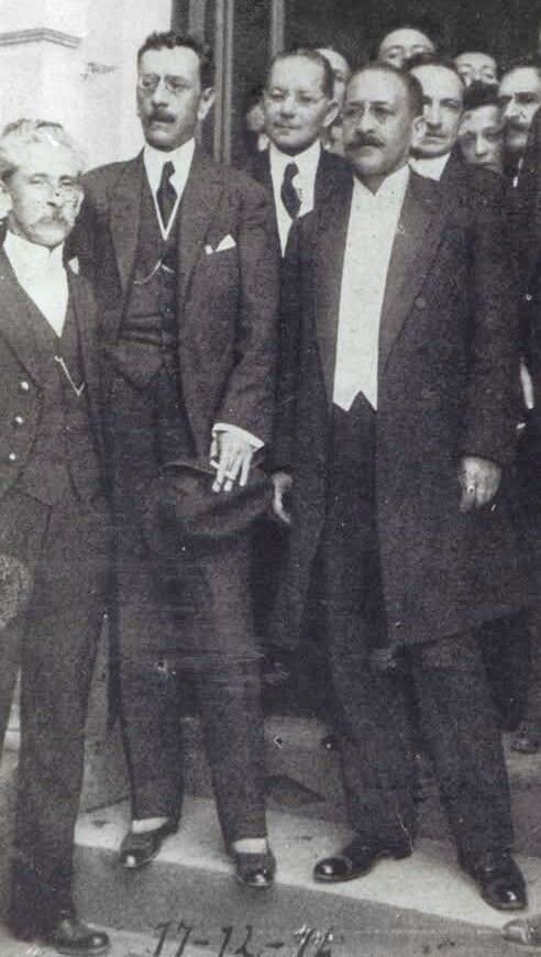 Visita de Olavo Bilac a Curitiba - 1916