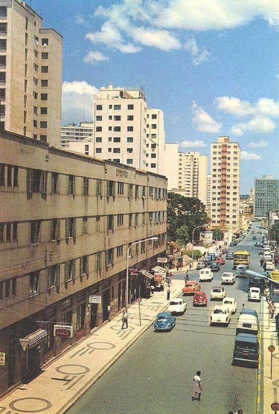 Rua Cruz Machado - Década de 1970