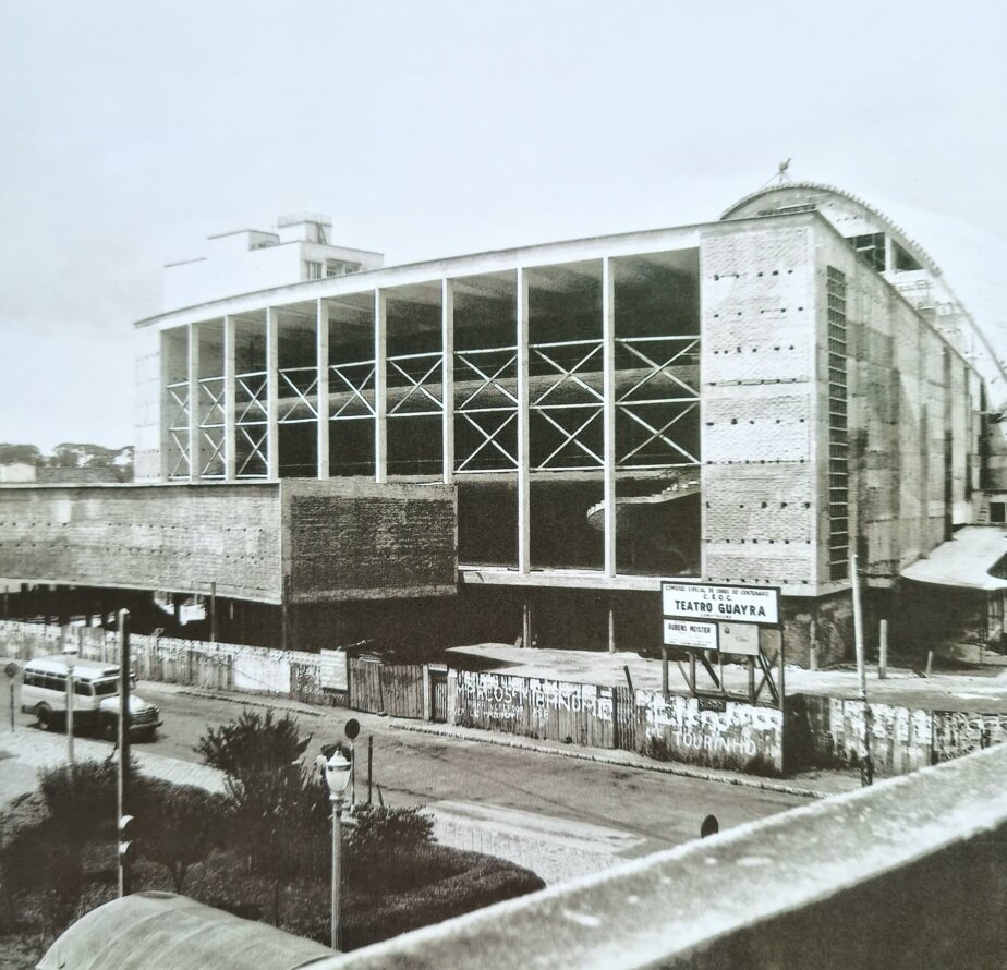 Construção do Teatro Guaíra - Década de 1960