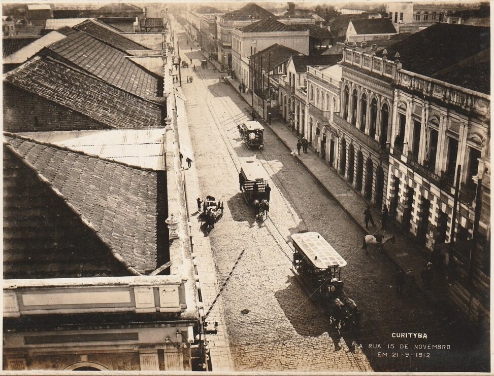 Rua XV de Novembro - 1912