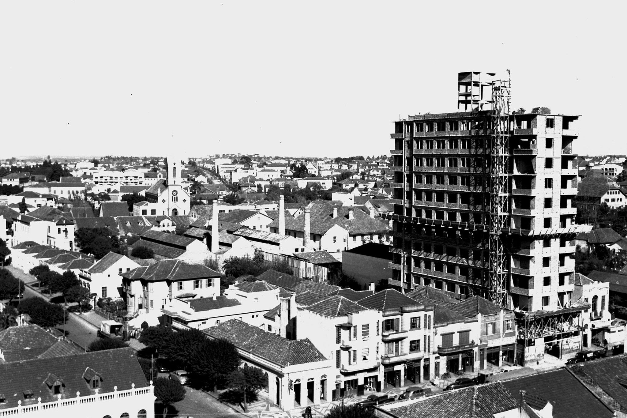 Esquina da Comendador Araújo com a Visconde de Nácar - 1953