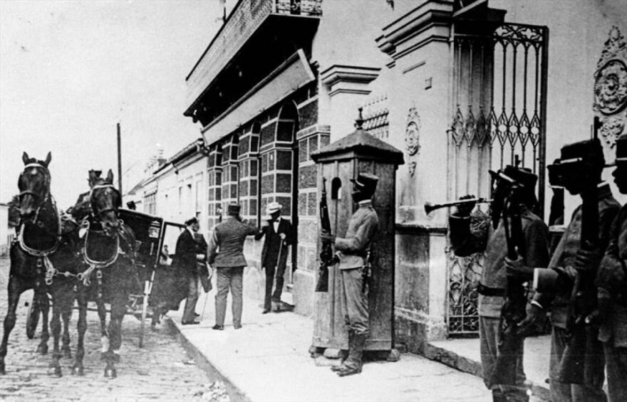 Solar do Barão como sede do Quartel-General do Exército – 1914