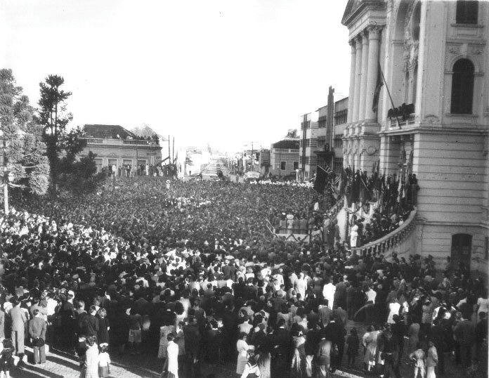 Comemoração do fim da Segunda Guerra Mundial - 1945