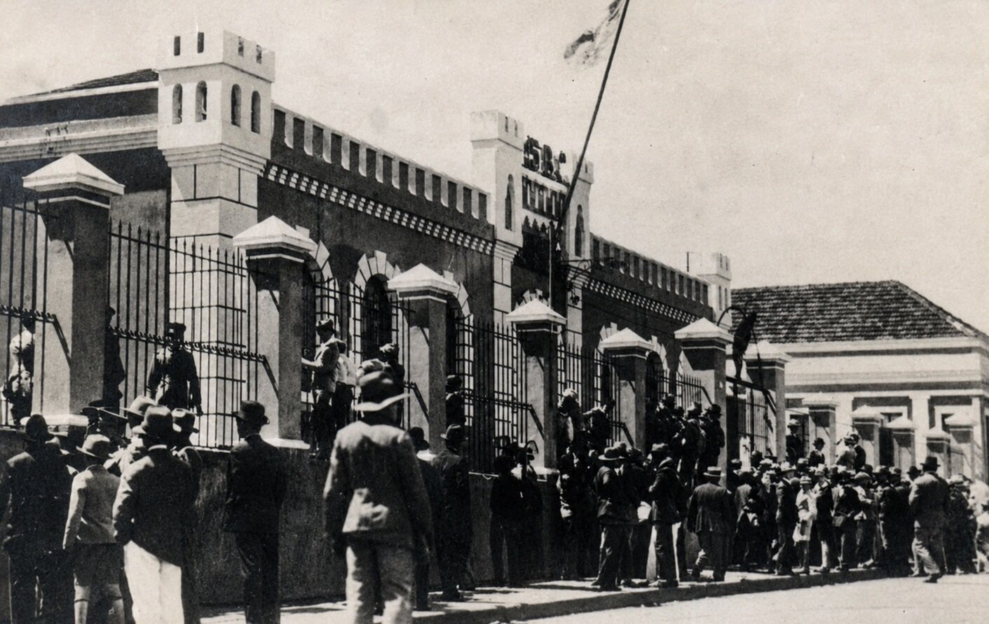 15º Batalhão de Caçadores na praça Rui Barbosa - 1930