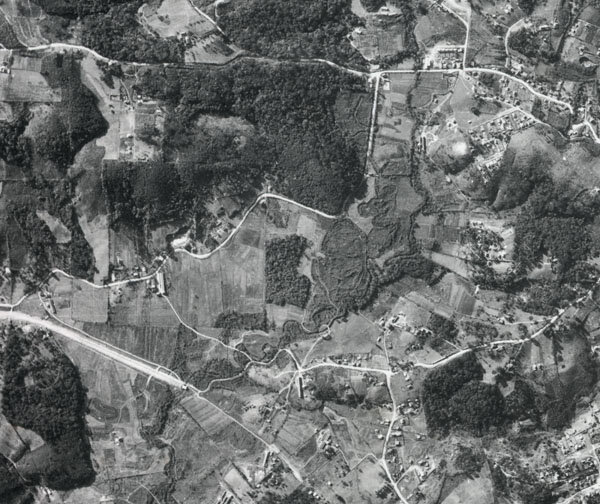 Foto aérea Parque Barigui - 1952