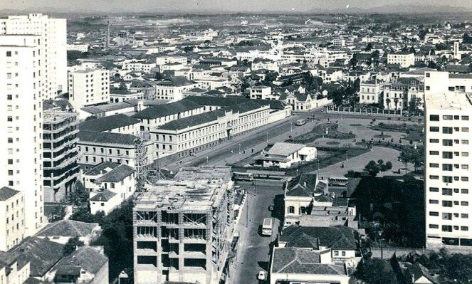 Cartão Postal Praça Rui Barbosa - 1957
