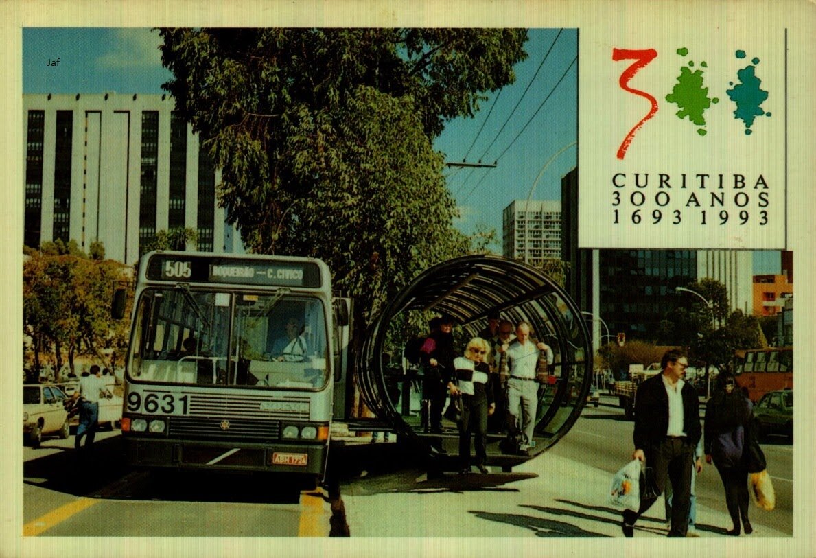 Cartão postal Curitiba 300 anos