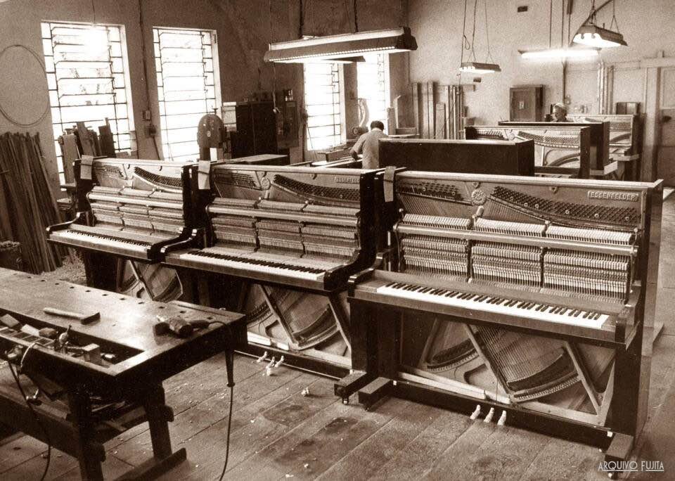 Fábrica de Pianos Essenfelder - Década de 1950