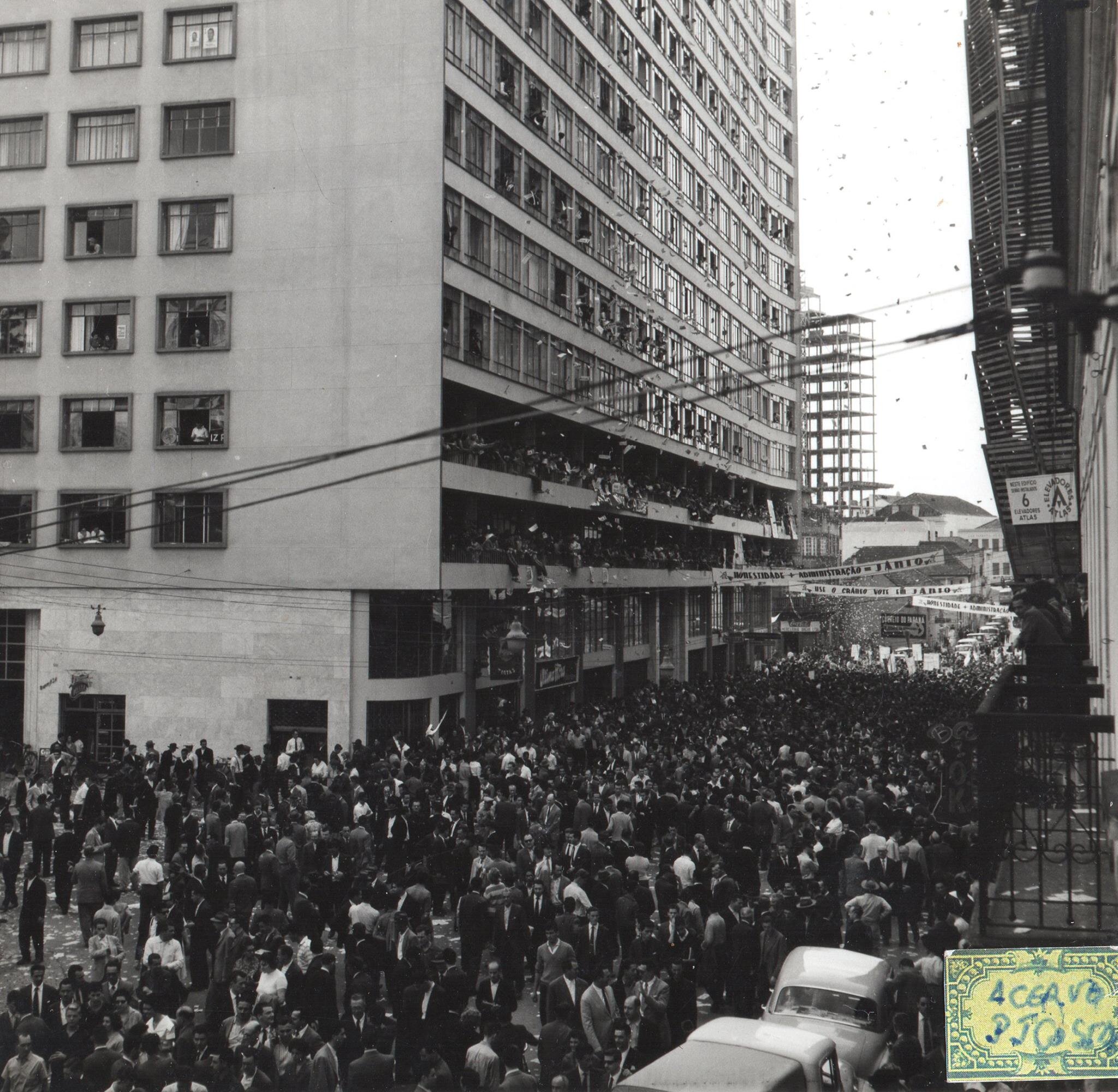 Comício Jânio Quadros e Ney Braga - 1959