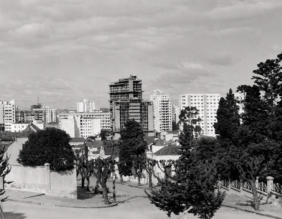 Construção do Edifício Asa - Década de 1950