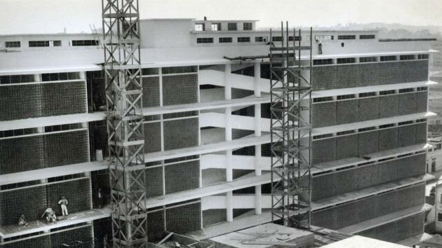 Complexo da Reitoria em Construção - 1956 