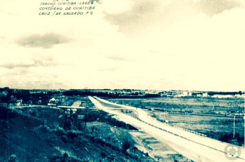 Trecho Curitiba - Lages - Década de 1950