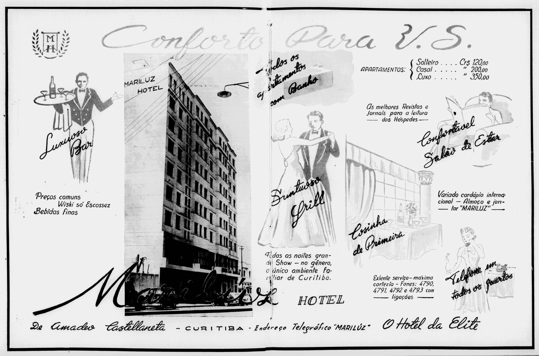 Hotel Mariluz - Década de 1950