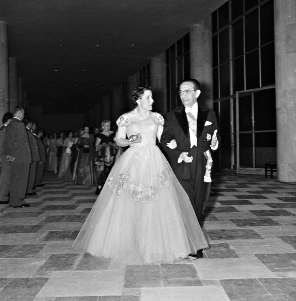 Baile de Gala Palácio Iguaçu - 1954