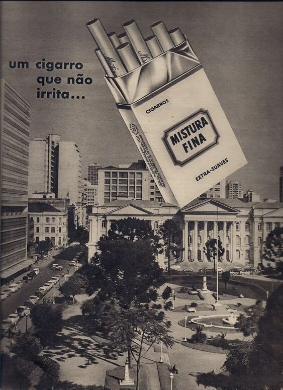 Anúncio Cigarro Mistura Fina 