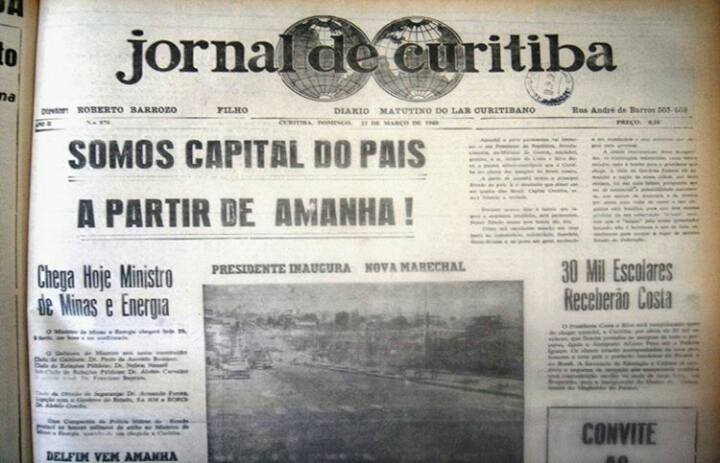 Curitiba, capital do Brasil - 1969