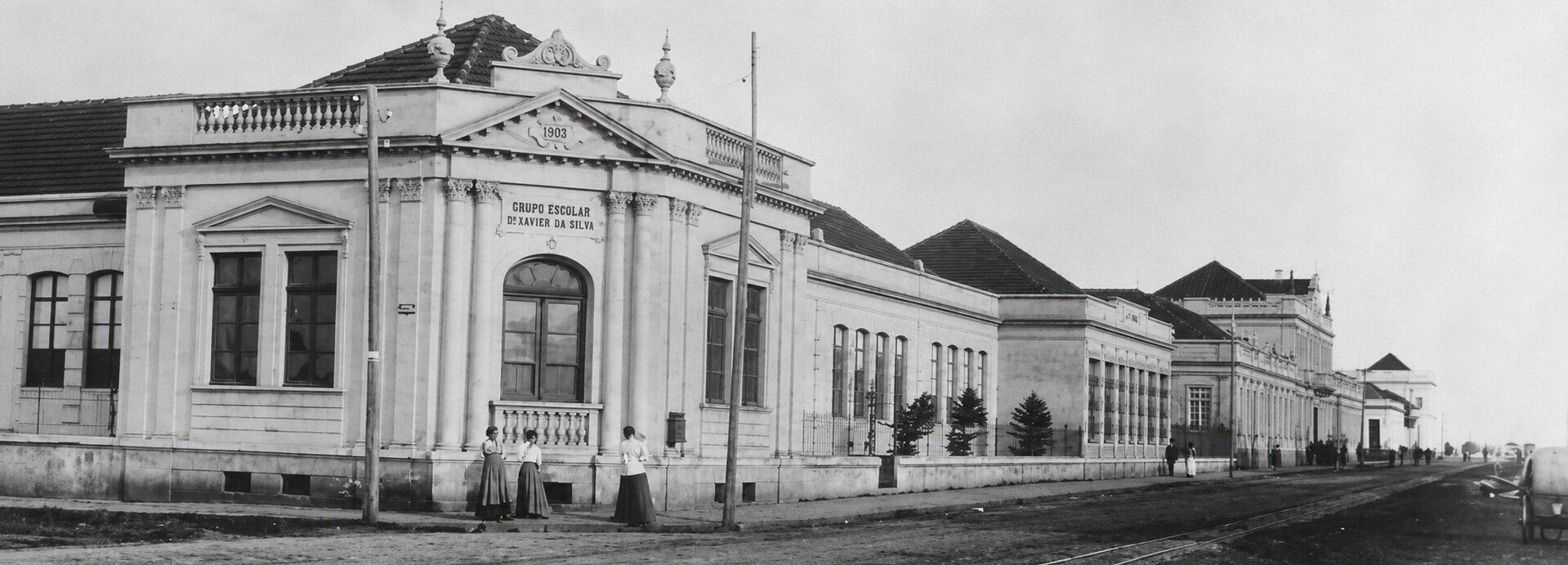 Conjunto de Edifícios Públicos na rua Marechal Floriano Peixoto - Década de 1900