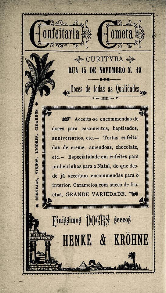 Confeitaria Cometa - 1902