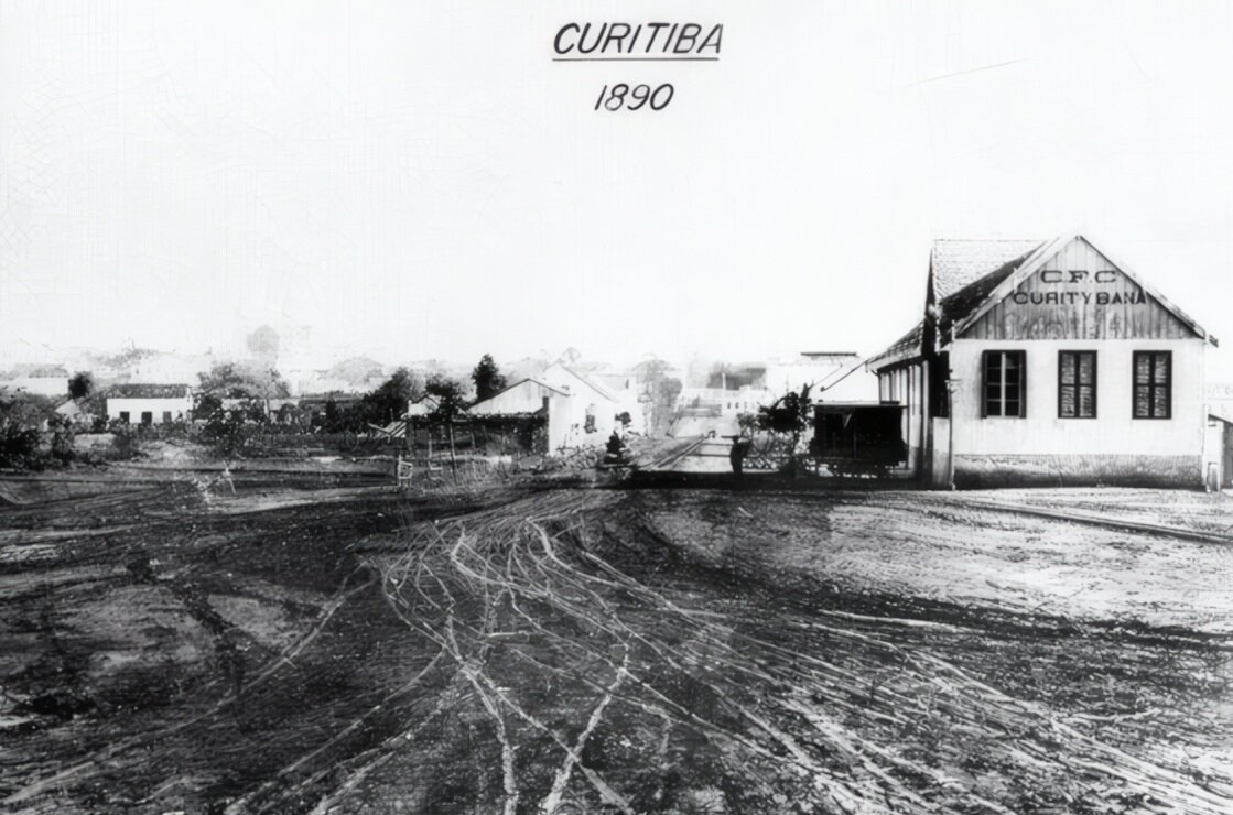 Estação Ferroviária de Curitiba - 1890