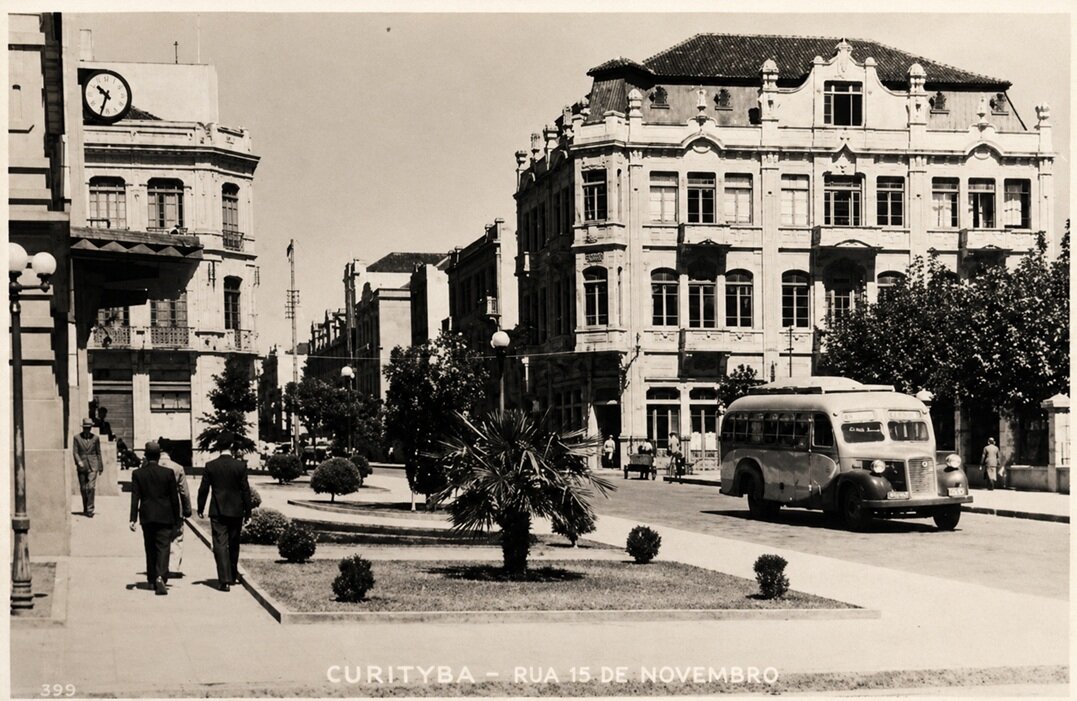 Prédio da Associação Comercial do Paraná - Década de 1940