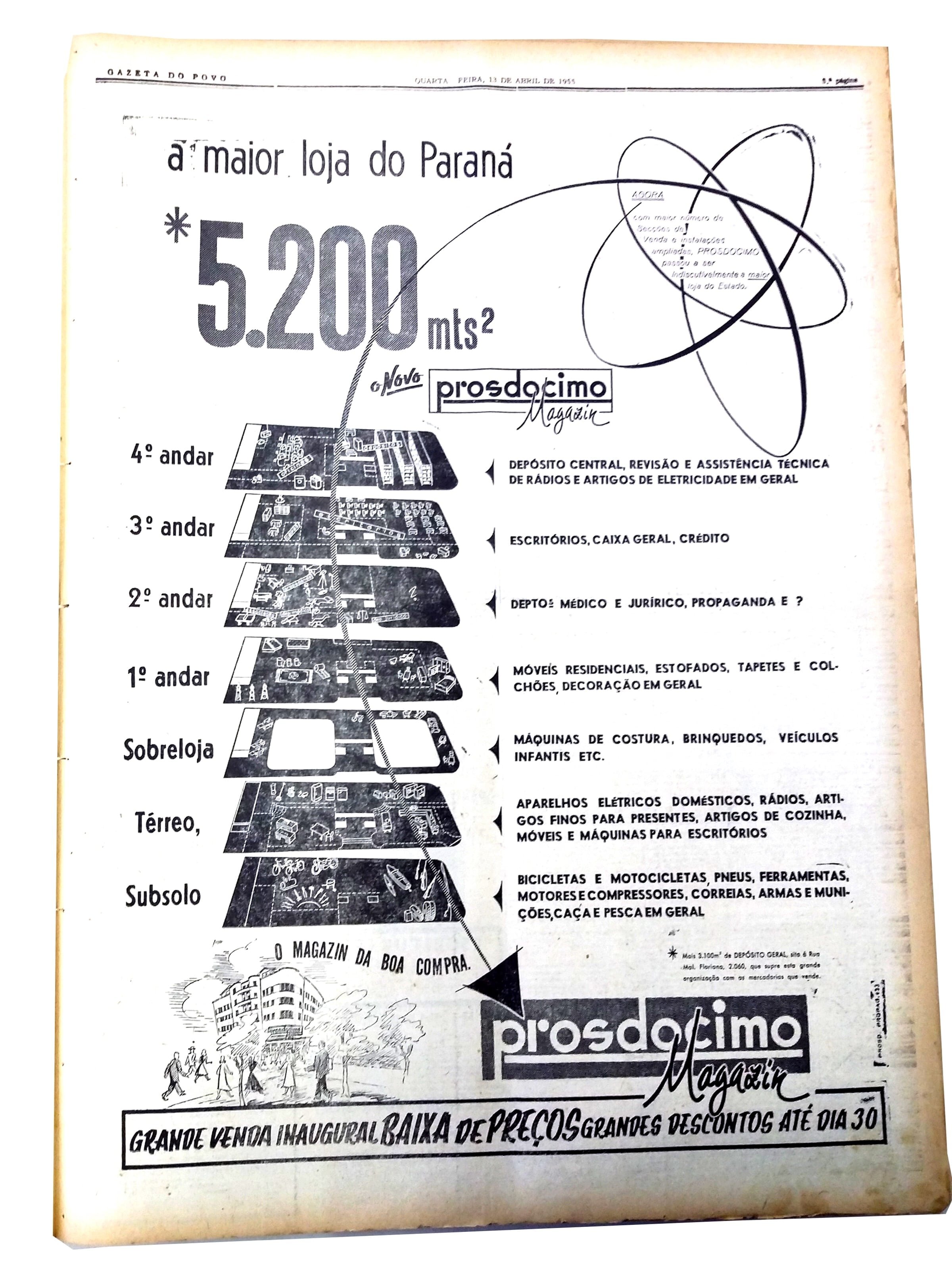 Edifício João Prosdócimo - Década de 1950