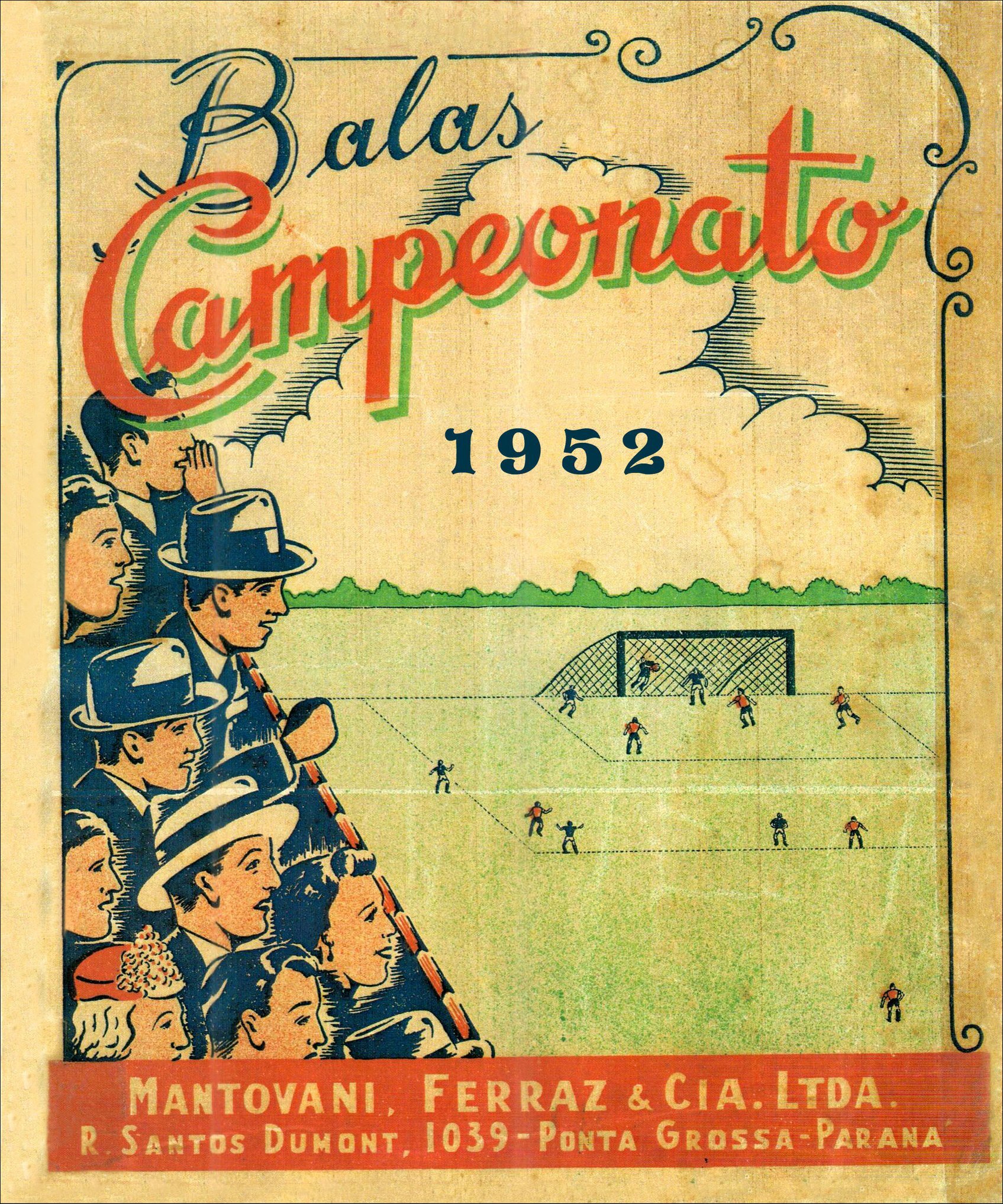 Álbum Balas Campeonato - 1952