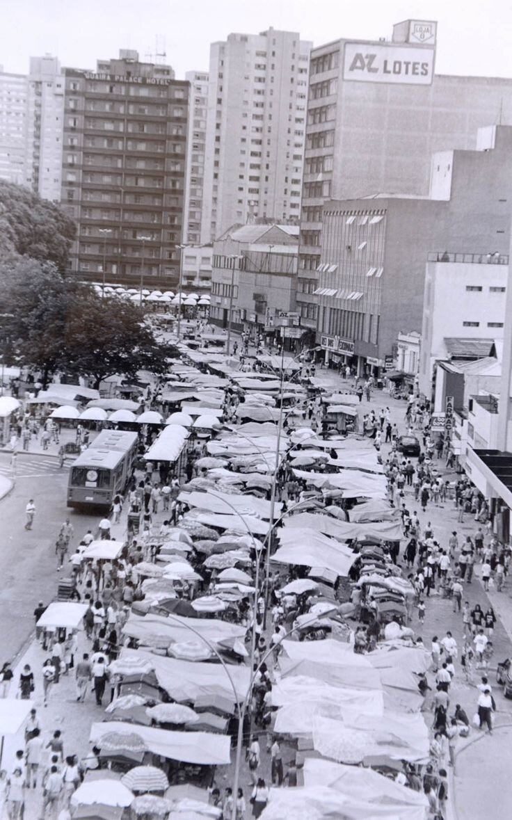 Feirinha da praça Rui Barbosa - 1994