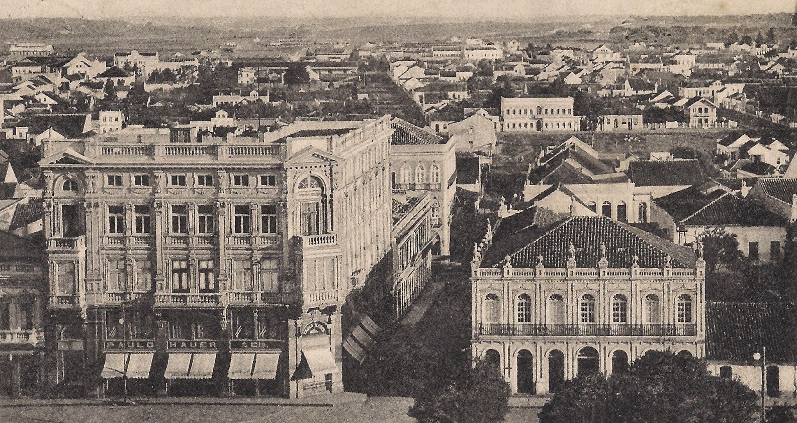 Palacete de Paulo Hauer & Cia, rua 1º de Março – 1905