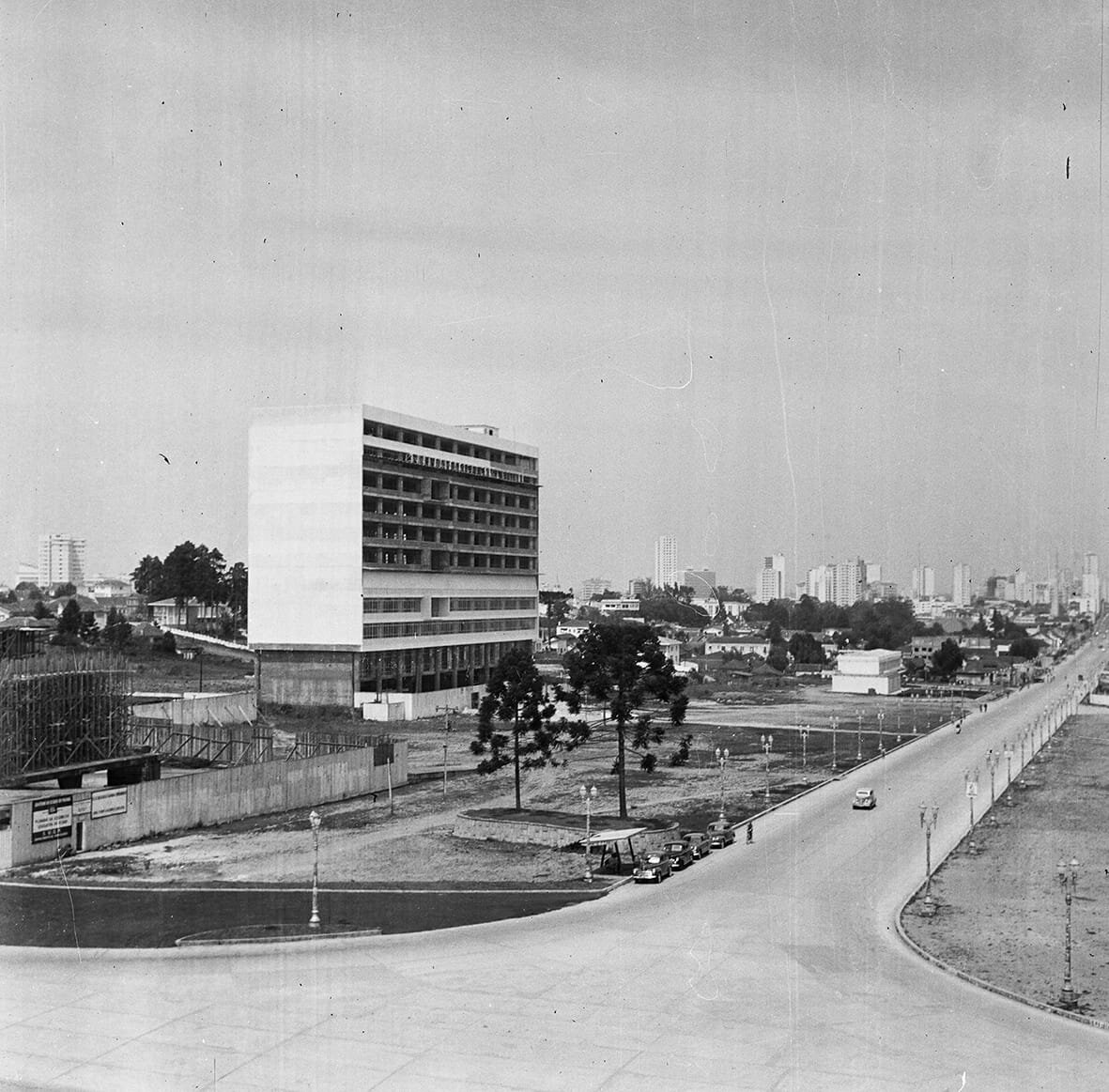 Palácio da Justiça em construção - Década de 1950