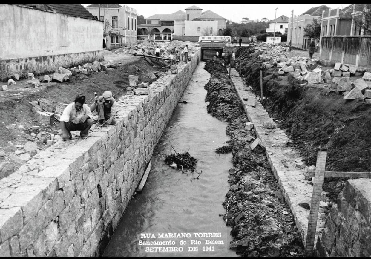 Saneamento do Rio Belém - 1941